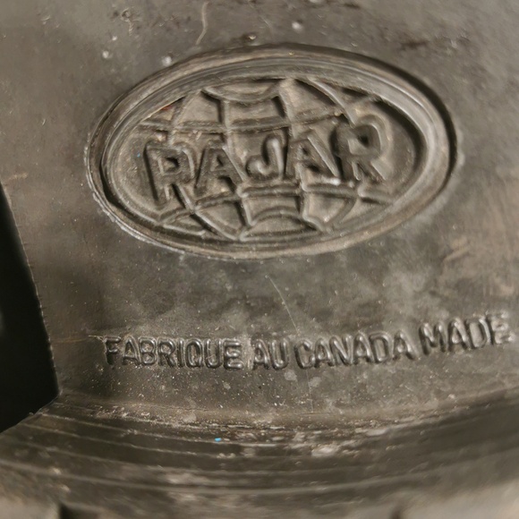 VINTAGE PAJAR REAL SHEEPSKIN LEATHER BOOTS MADE IN CANADA - Picture 9 of 9